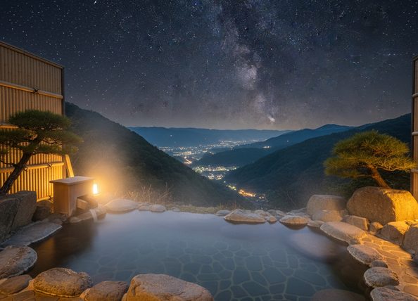 星空入浴